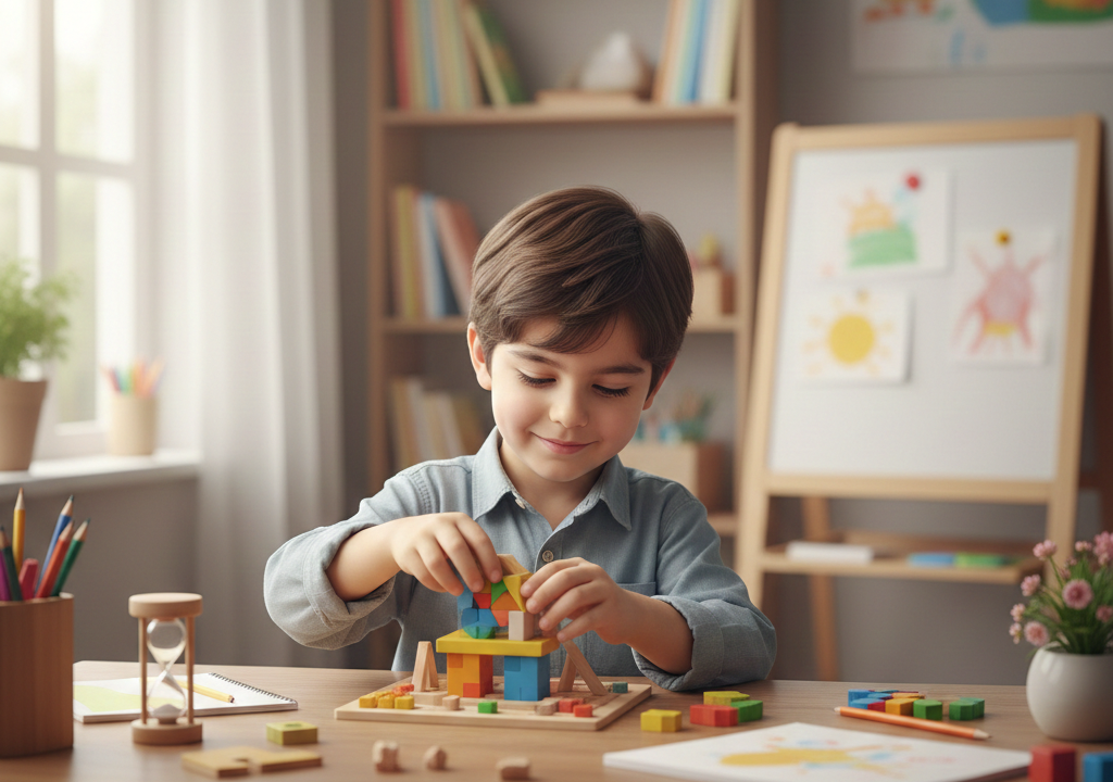 تقویت تمرکز کودک در خانه